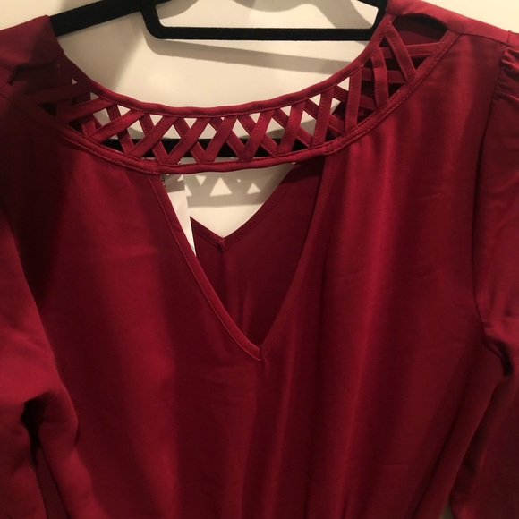 Skies are Blue red dress! - Picture 3 of 4